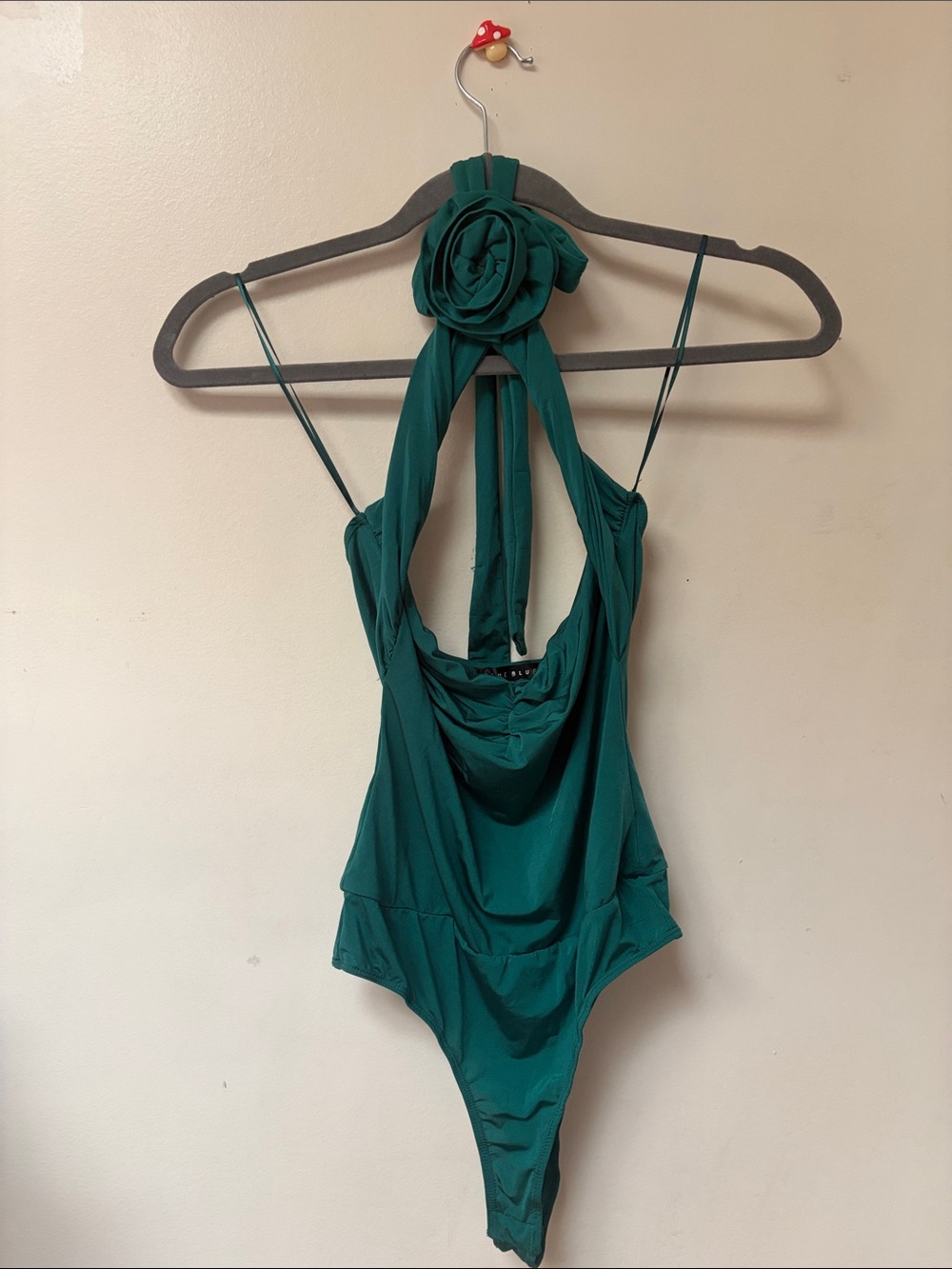 Green Halter Bodysuit